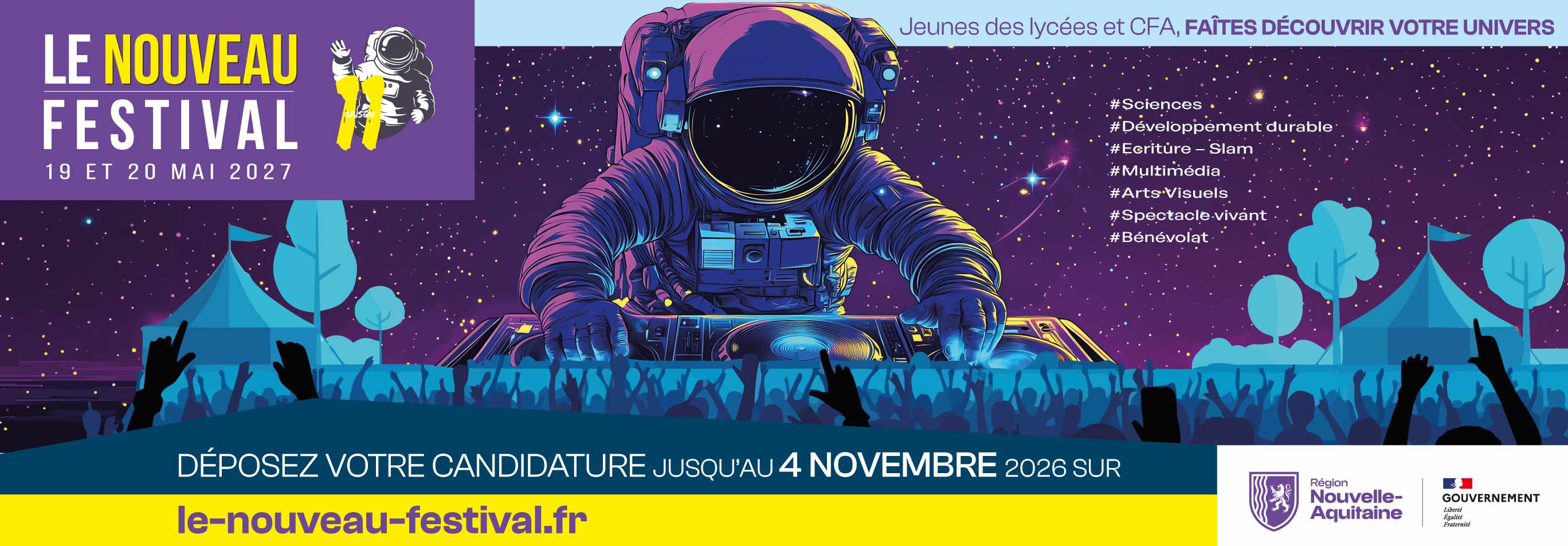 Bandeau le nouveau festival saison 11